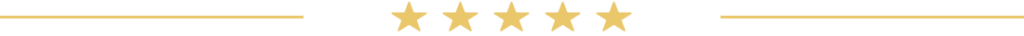 Five star divider graphic highlighting client satisfaction with Hussain & Gutierrez Law immigration and injury attorneys.